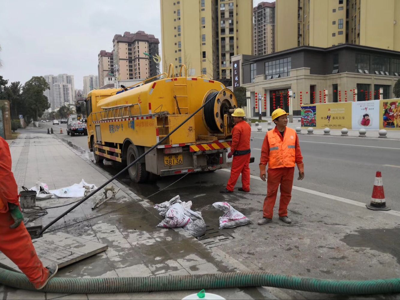 万宁排污管道清淤-管道清洗